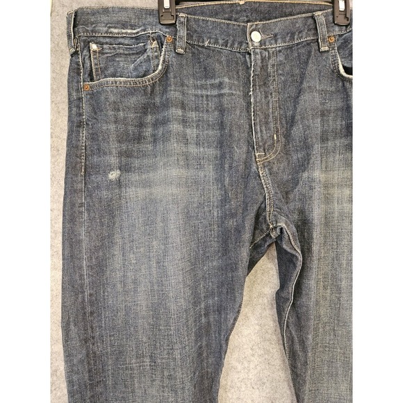 Denim & Supply Ralph Lauren Jeans Men's‎ 42x32 Boot Cut Light Distressing Baggy - Picture 1 of 16